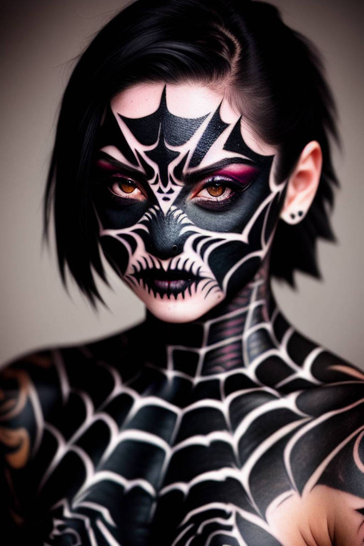 Spider face tattoo by TattooedPup on DeviantArt