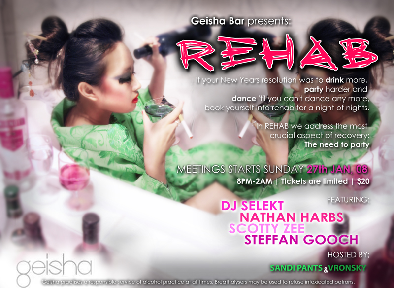 Geisha Bar's 'Rehab'