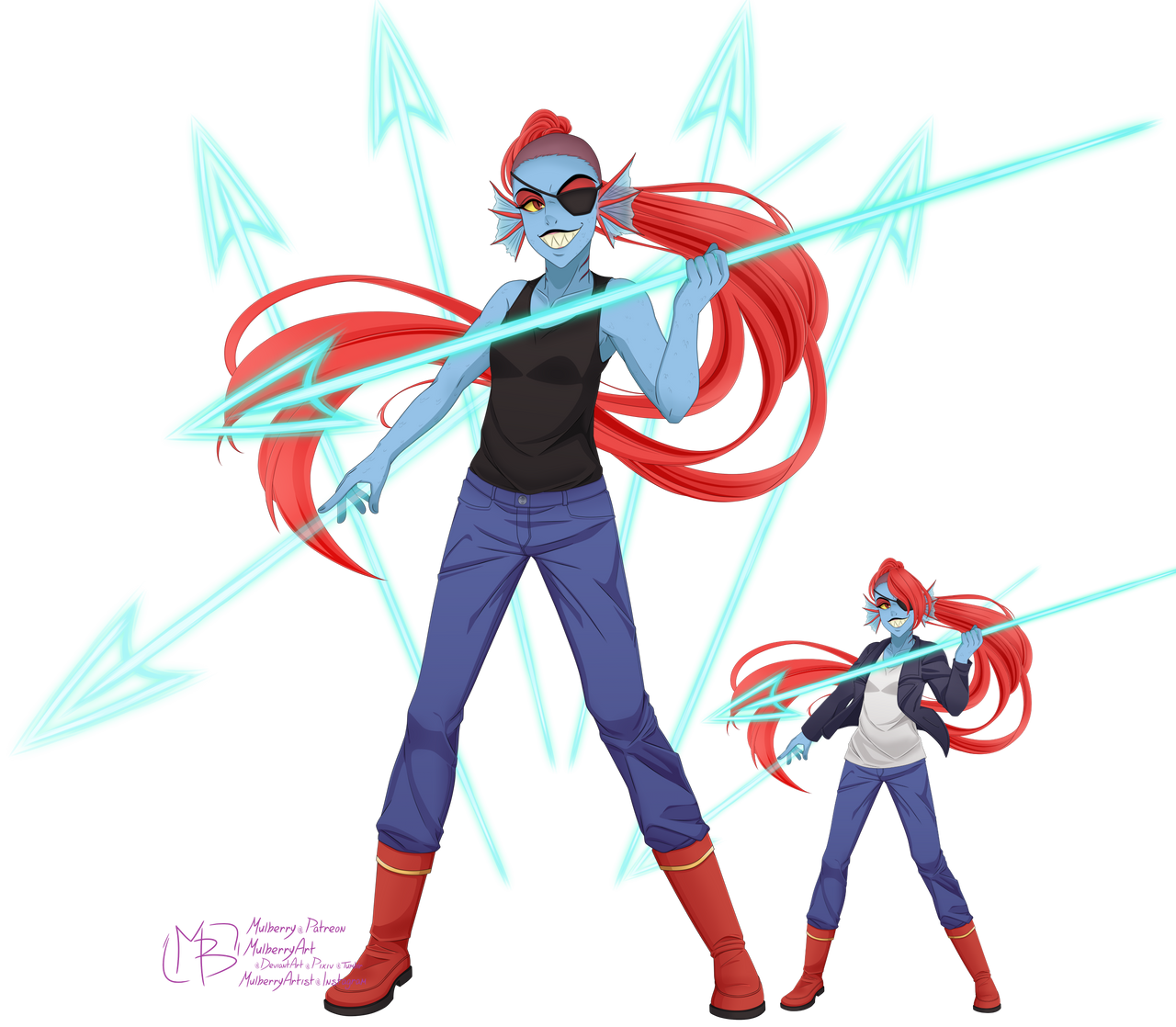 Undyne by MulberryArt on DeviantArt