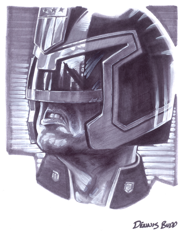 convention sketch 25 Judge Dredd