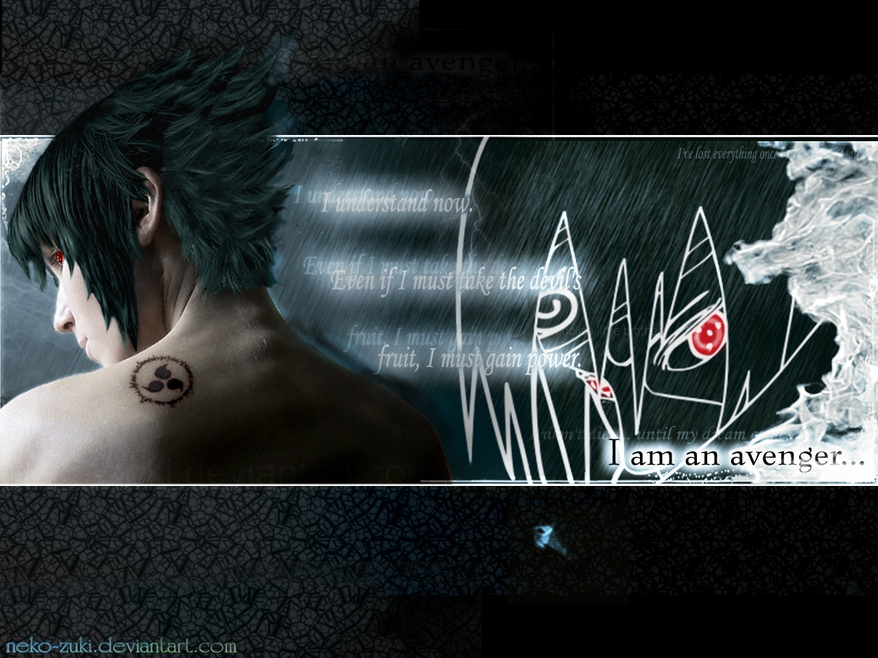 Sasu wallpaper 4 light itachi