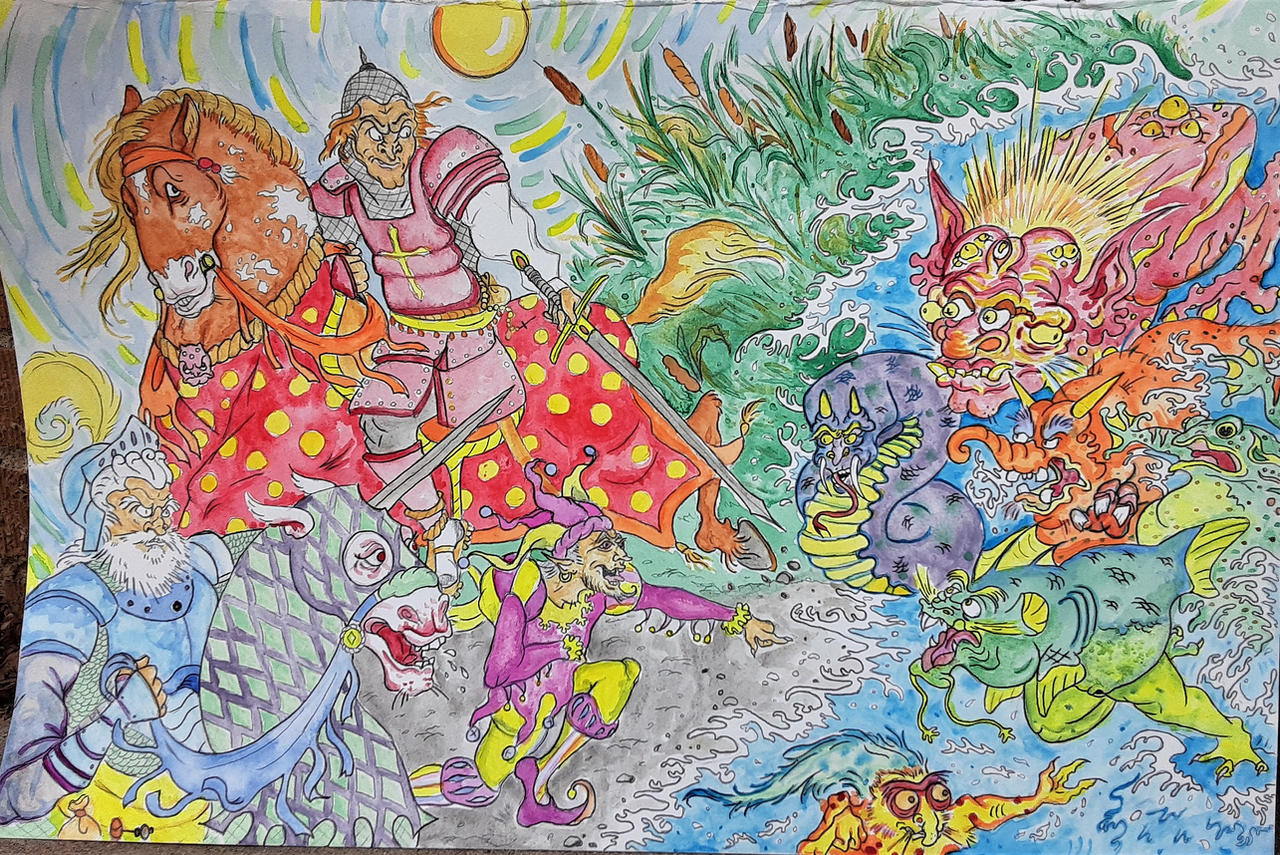 Asian Styled Medieval Knights Fighting Yokai By LadyWo1f On DeviantArt asian-styled-medieval-knights-fighting-yokai-by-ladywo1f-on-deviantart