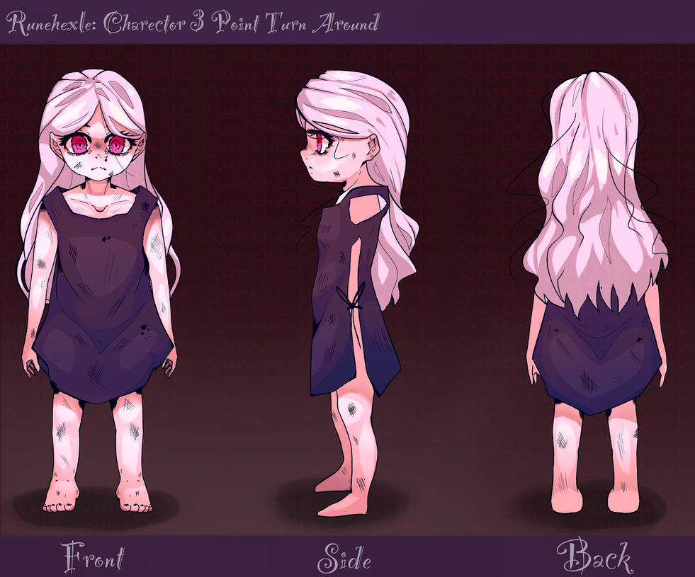 Oc character sheet 3 point turnarounds by runehexle on DeviantArt