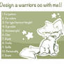 Help Me Make A Warriors Oc - Closed