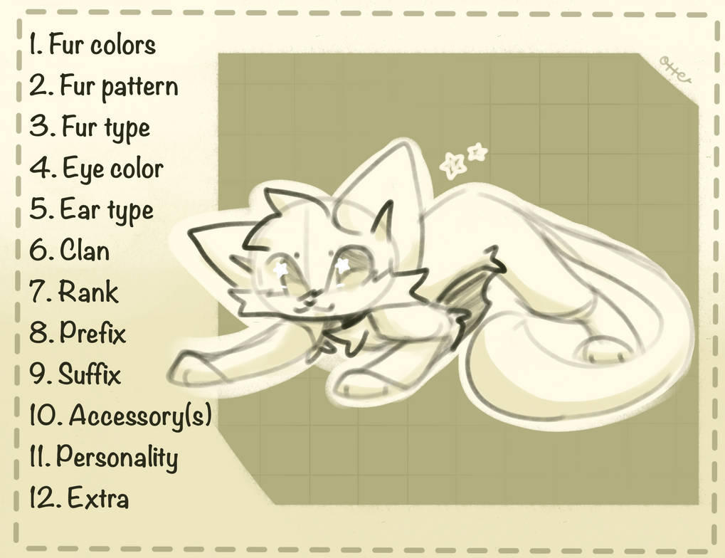 Lets Make A Kitty Oc