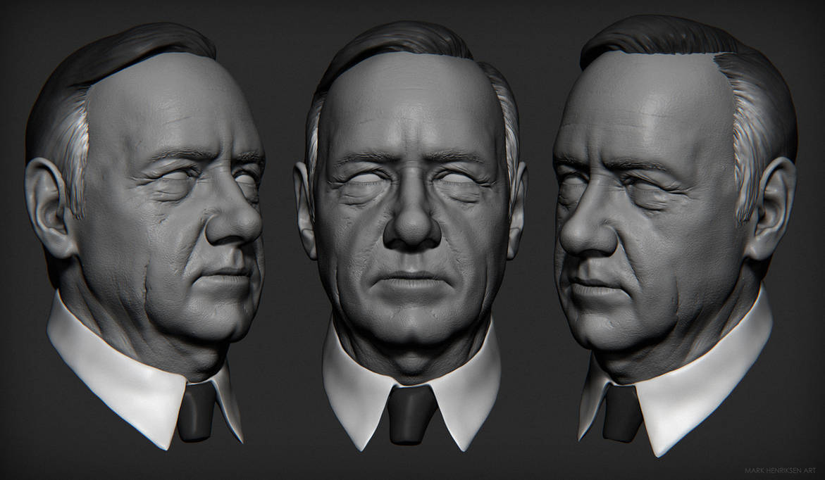 Frank Underwood Sculpt by mavhn
