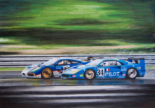 F1 GTR vs F40 LM