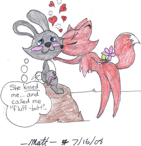 Fox X Rabbit Fox loves Rabbit by sonia555 on DeviantArt