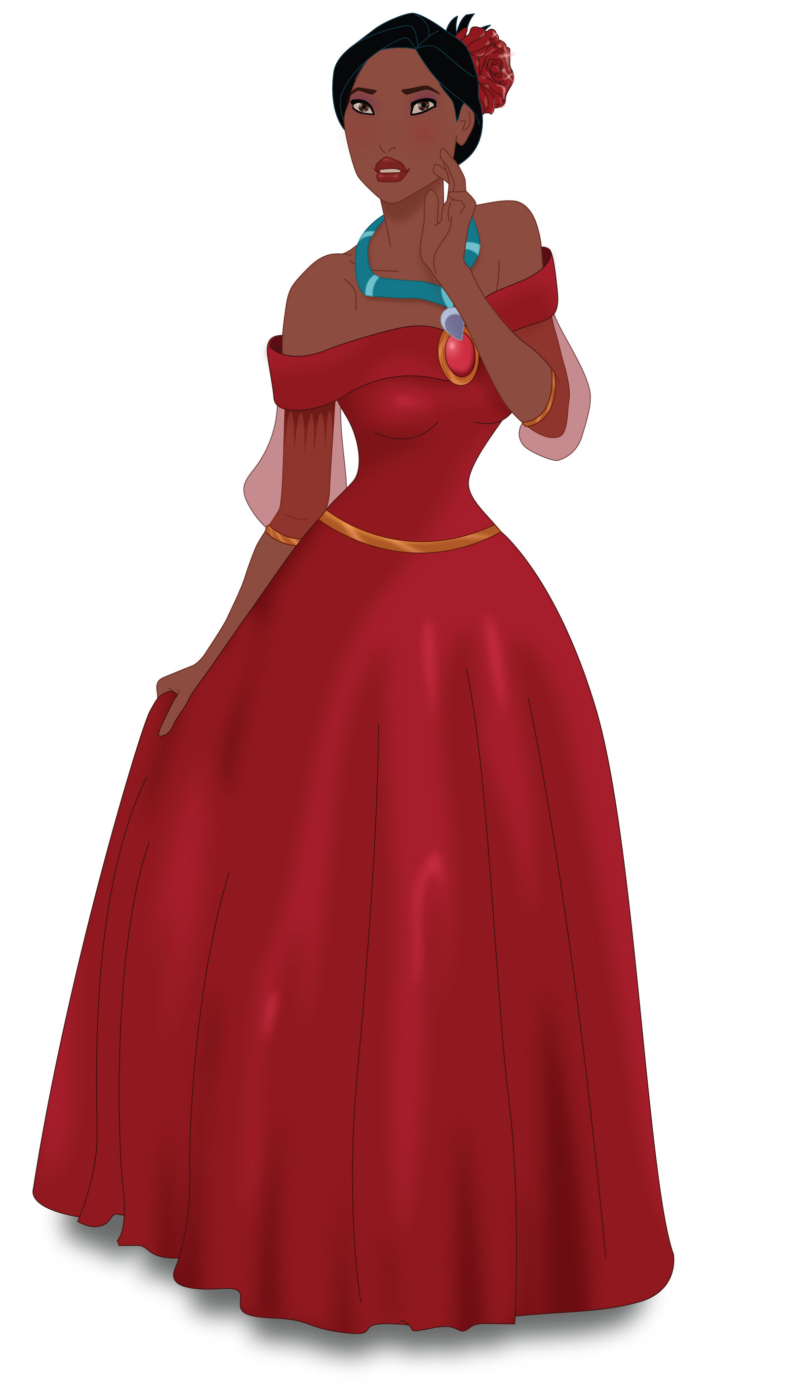 Pocahontas s Red Dress by ncfwhitetigress on DeviantArt