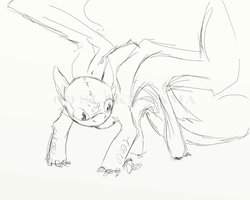 HTTYD- Toothless animation