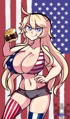 American babe!