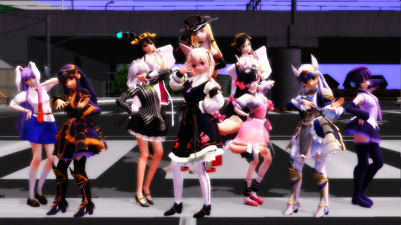 MMD Video - Paranoid Mobile Girls (Lol version)