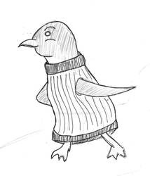 Penguin in s Sweater