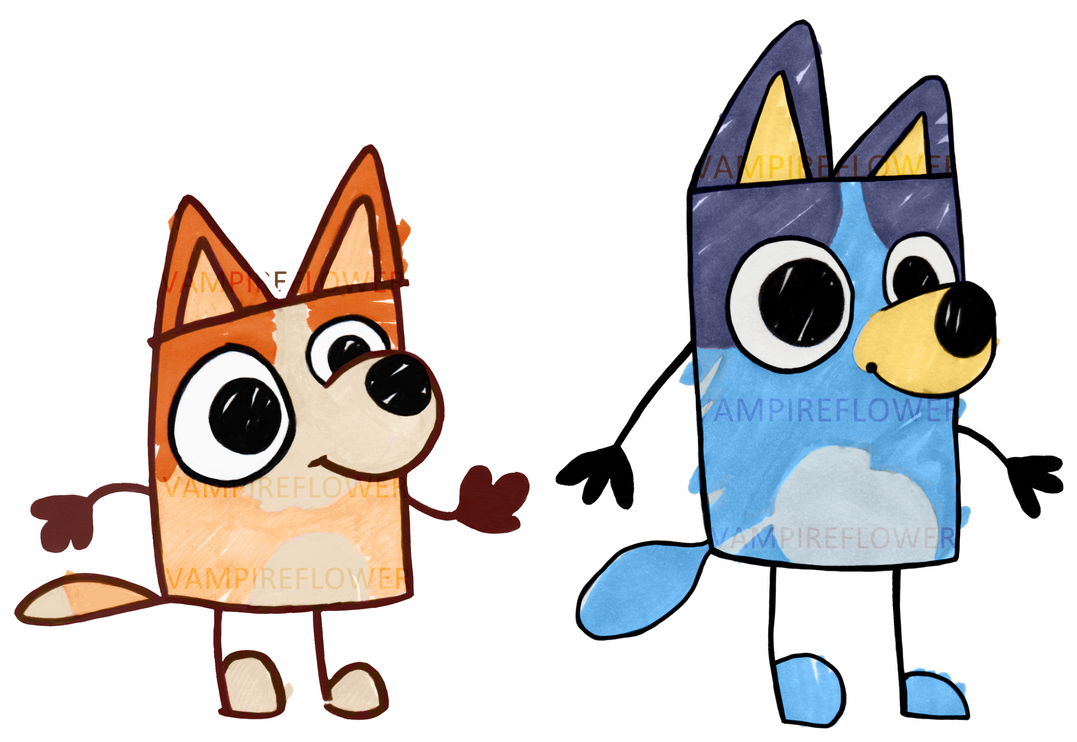 Bluey Drawing Stickers By VampireFlowerArts On DeviantArt bluey-drawing-stickers-by-vampireflowerarts-on-deviantart