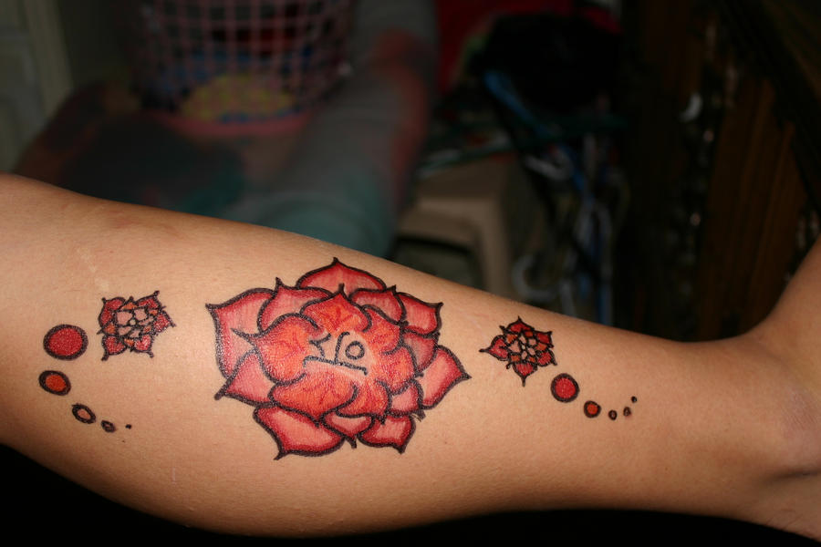 Asian Flower Tattoo