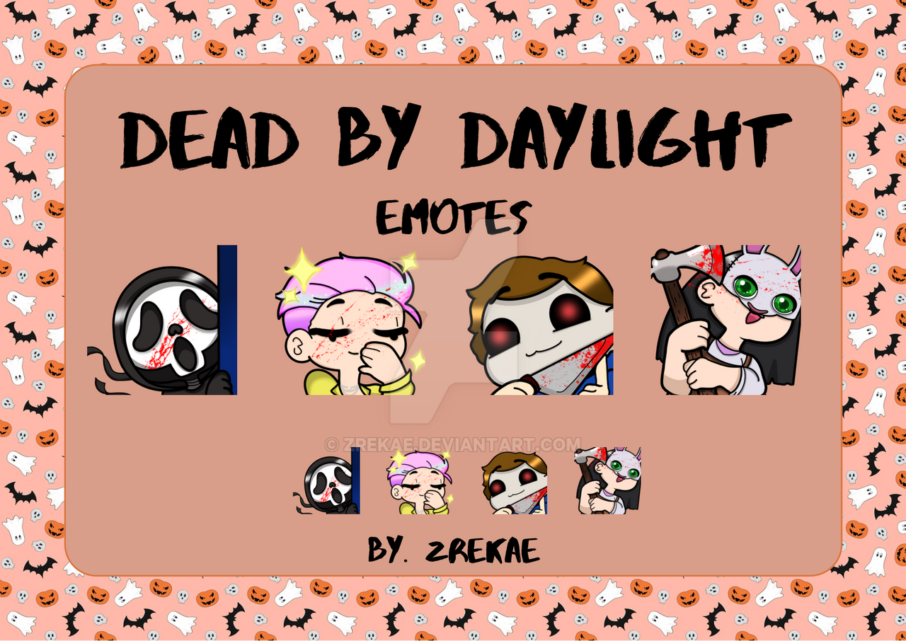 Dead by Daylight Emotes! by zrekae on DeviantArt