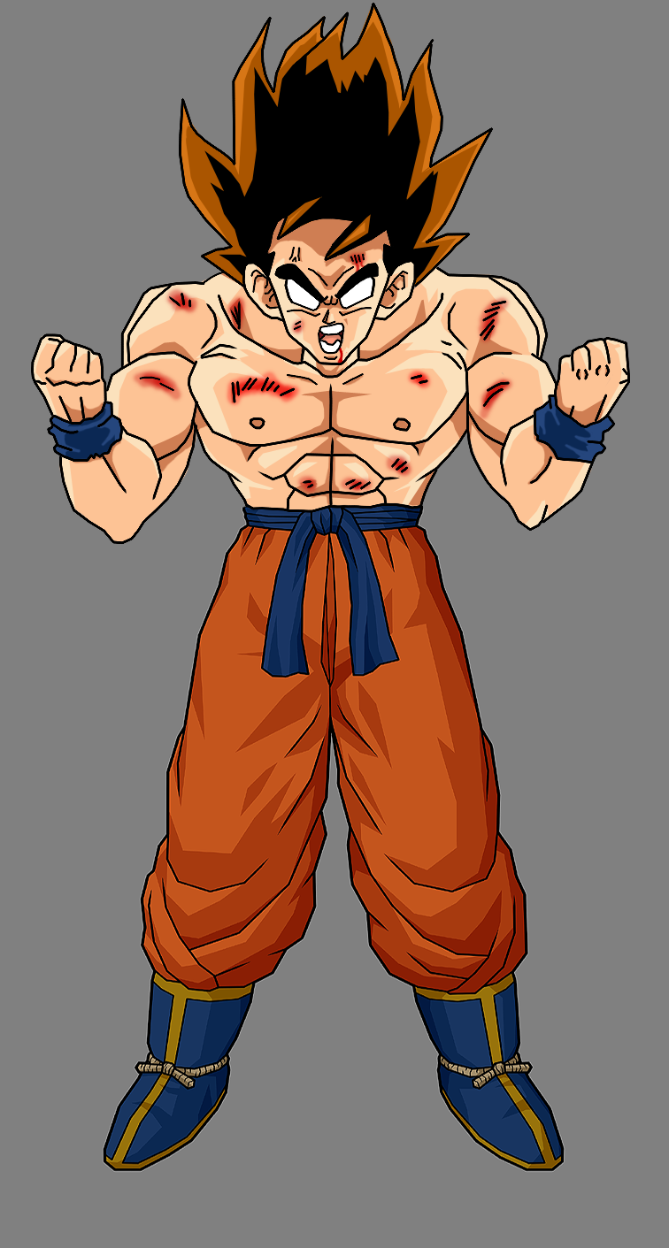 False Super Saiyan Goku by Rib1515 on DeviantArt