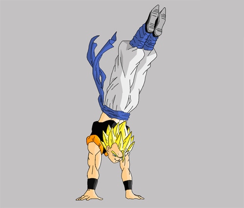 Gogeta - Backflip