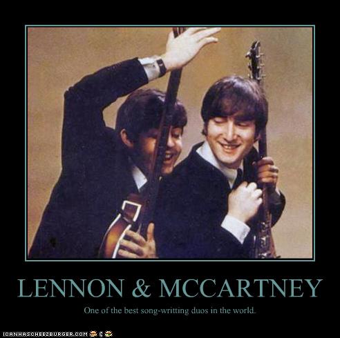 Lennon and McCartney Caption