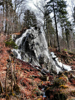 Waterfall on the Brocken.