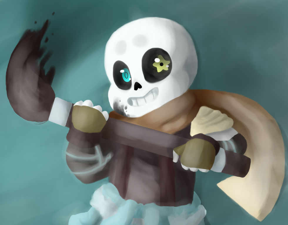 Ink sans by RedBerryKat on DeviantArt