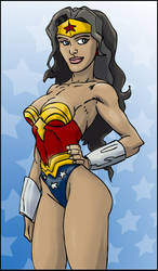 Wonderwoman animated by GinoDrone