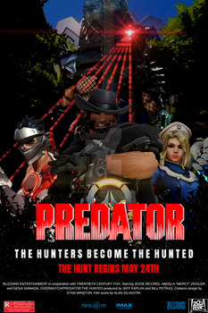 Predator/Overwatch Crossover (Mock Movie Poster)