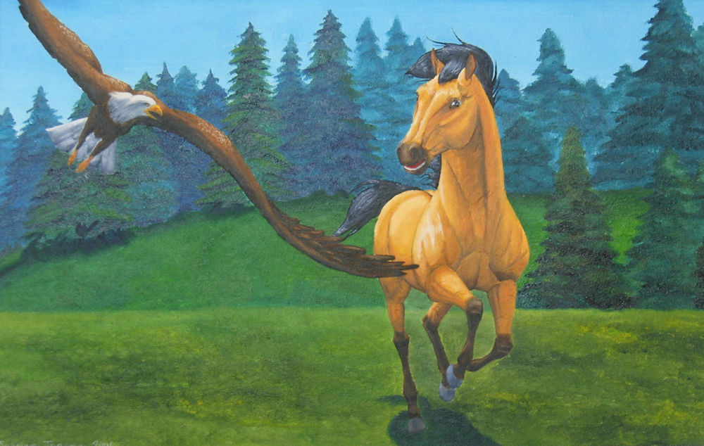 Racing with the Eagle... by SabrinaJenema on DeviantArt