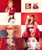 TaeYeon {Girls' Generation} + Red.