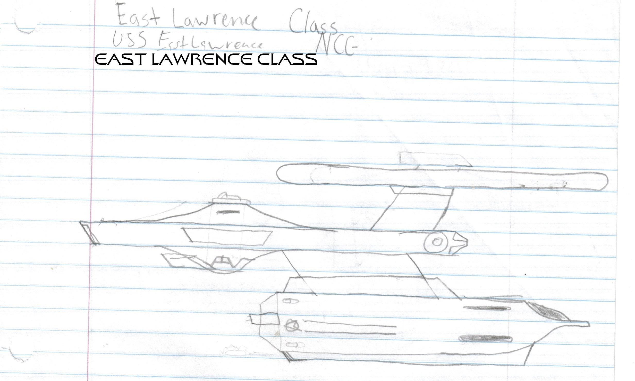 East Lawrence Class Paper Drawing