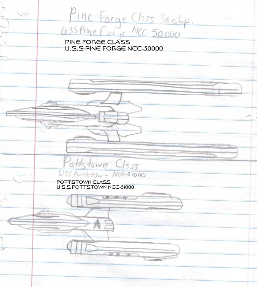 Pine and Pottstown Class Paper Drawing by KaiserShipyards on
