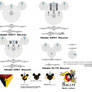 Disney Logo Based Starship saucers