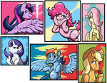 My Little Ponies by LordFunkyFist