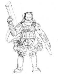 modular armour soldier
