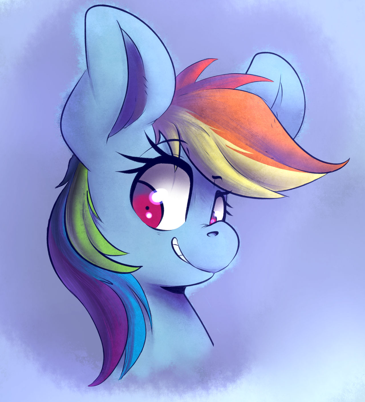 Painting-Rainbow Dash