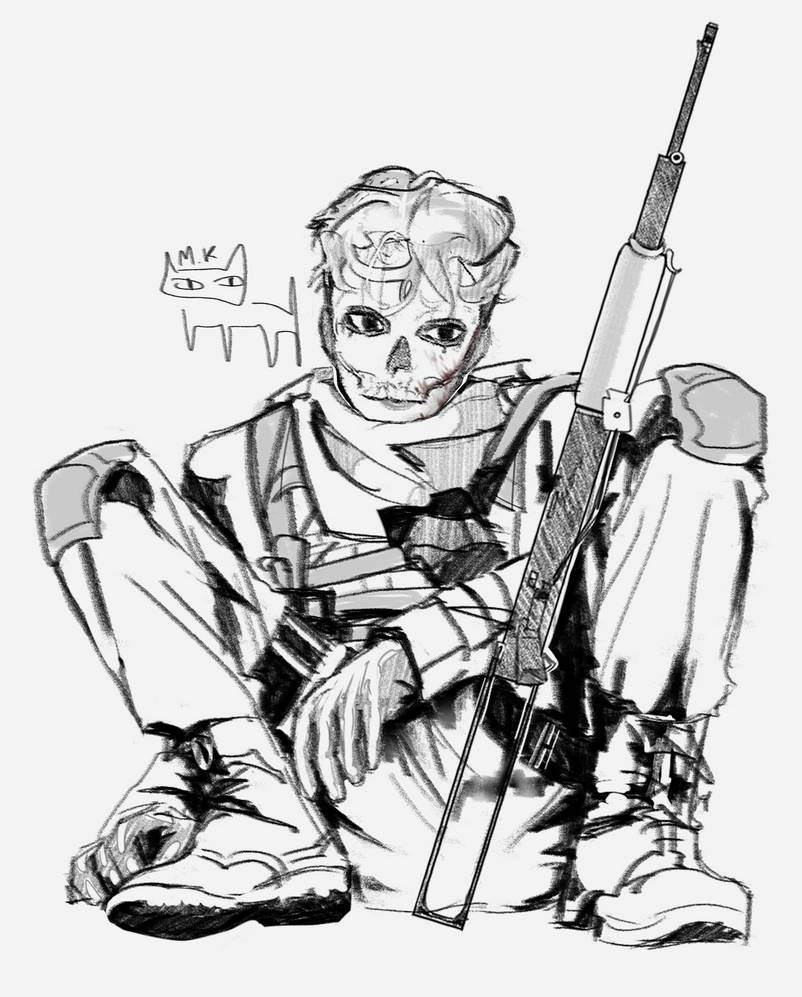 Ghost Call of Duty by pixxsiss on DeviantArt