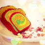 Mini rainbow toast ...