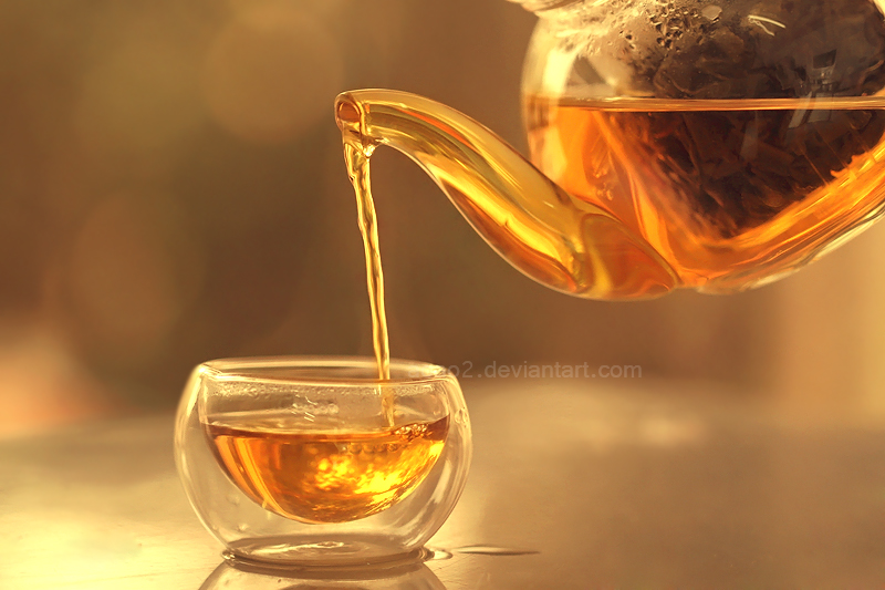 Golden liquid ...