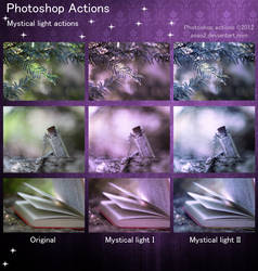 Photoshop Mystical light Actions