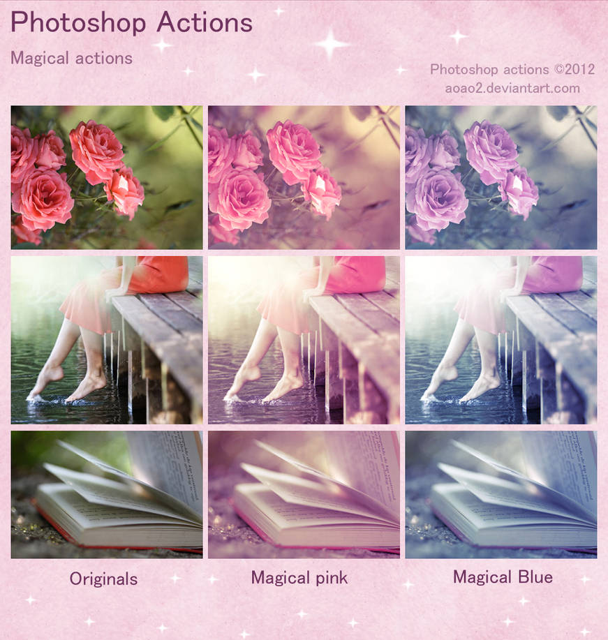 Photoshop Magical Actions by aoao2
