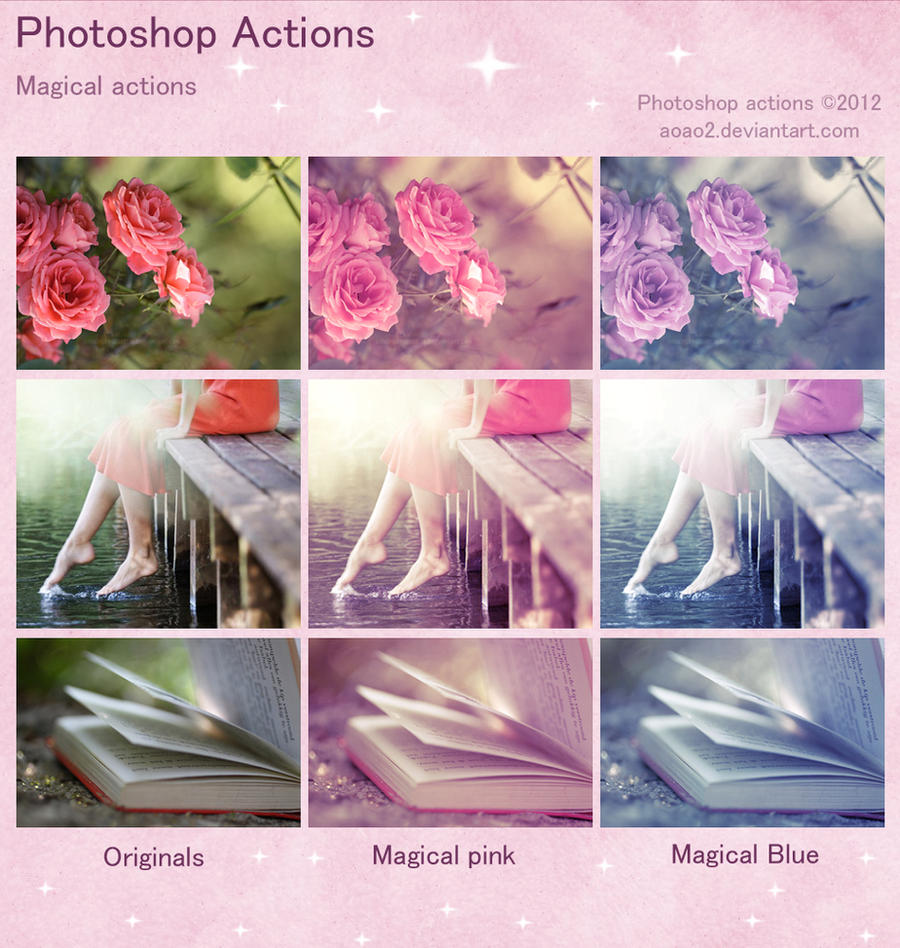 Photoshop Magical Actions by aoao2