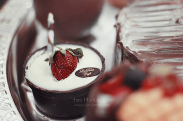 Chocolate with strawberry