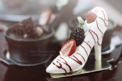 White chocolate heel