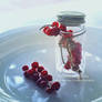 berries in a jar