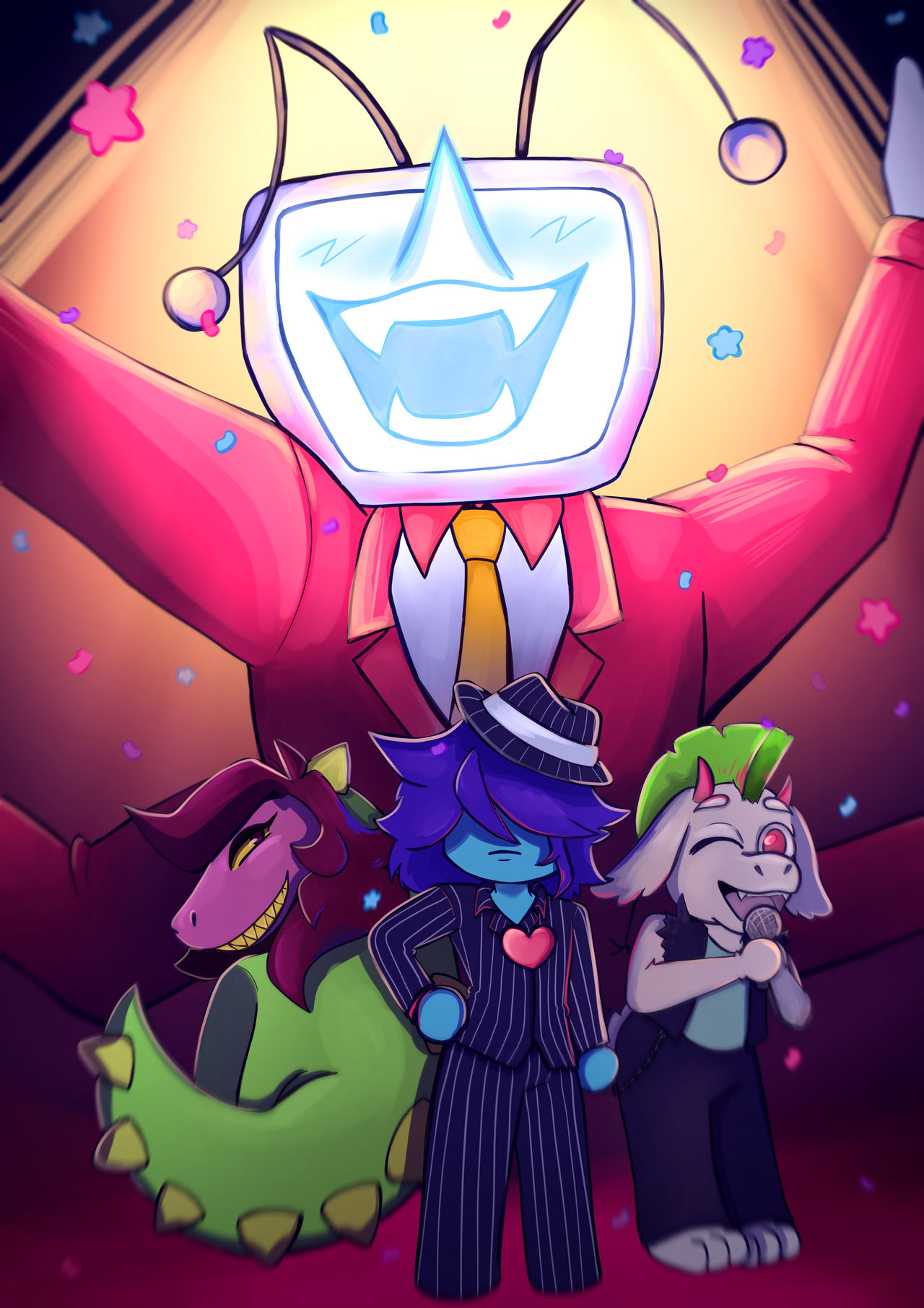 Tenna Knuckles Deltarune - Tenna by KaeAngelWings on DeviantArt