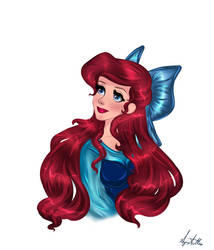 The Little Mermaid - Ariel - Coloured.