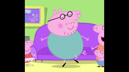 Exploding Daddy Pig Daddy Pig Spinning (GIF) by thewolfoofan200219 on DeviantArt