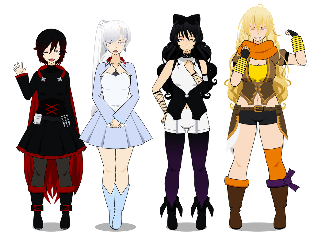 It's my girlssss!RWBY by KittyTheDandy on DeviantArt.