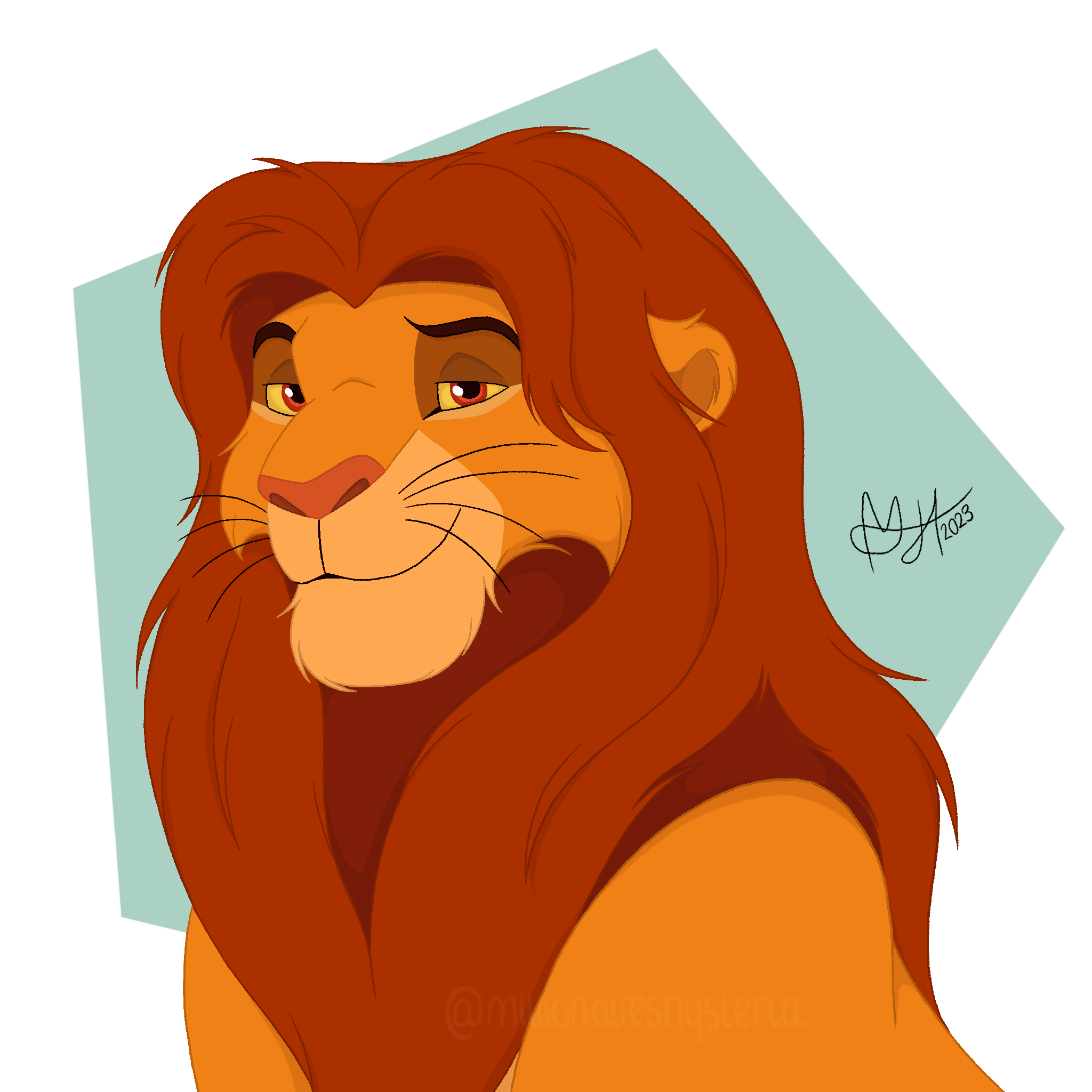 Simba by millionaireshysteria on DeviantArt