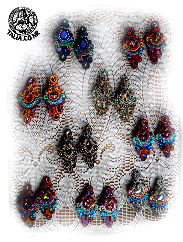 Soutache earrings